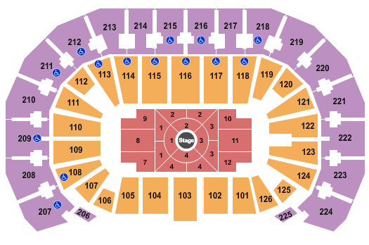 INTRUST Bank Arena Nate Bargatze Seating Chart